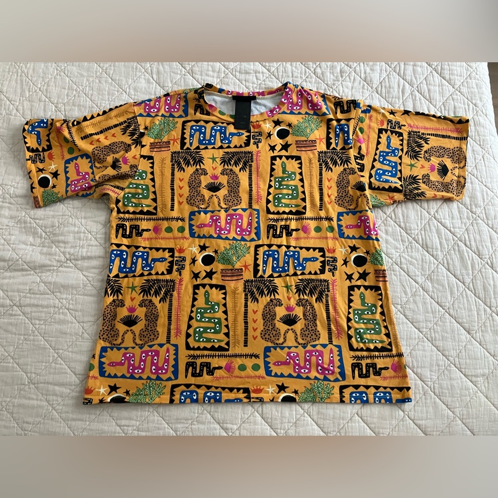 Nooworks Multicolor Graphic Short Sleeve Tee
